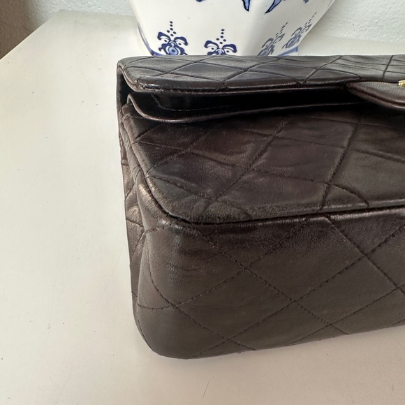Vintage Chanel lambskin 24k gold plated small double flap - Picture 14 of 16